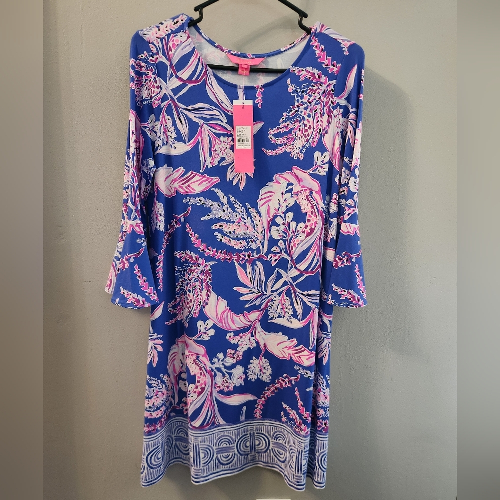 Lilly Pulitzer Ophelia Dress Easter School Teacher Wild Within Engineered Purple